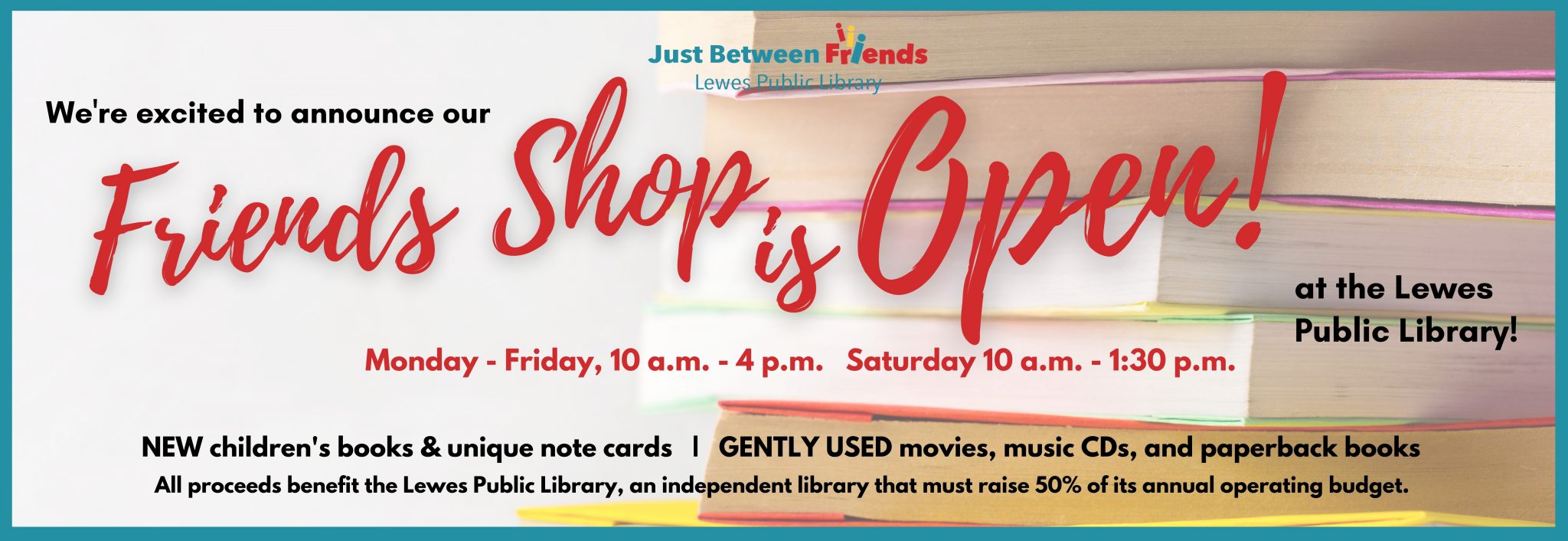 Friends Shop is Open! | Lewes